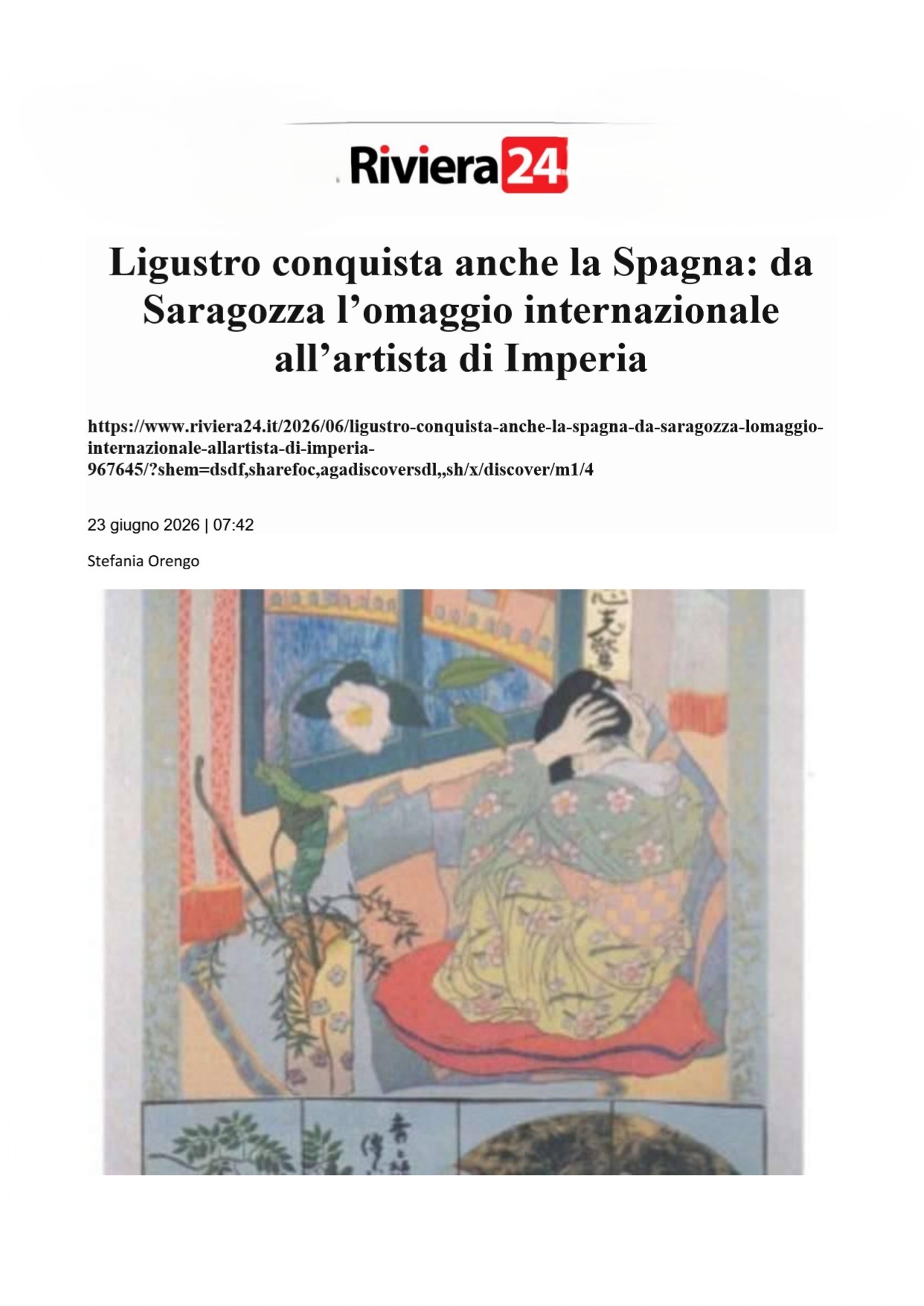 Ligustro conquista anche la Spagna